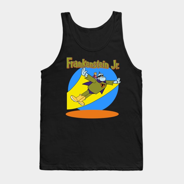 Frankenstein Jr. Tank Top by BigOrangeShirtShop